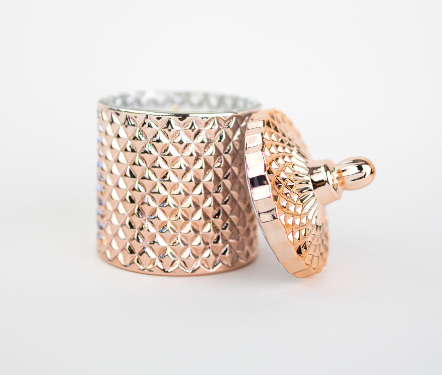 Rose Gold Jar Soy Candles 230g Delight Homewares