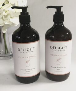 Hand & Body Wash and Lotion Bottles
