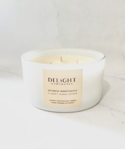 Extra Large Candle Bowl 650g - Japanese Honeysuckle