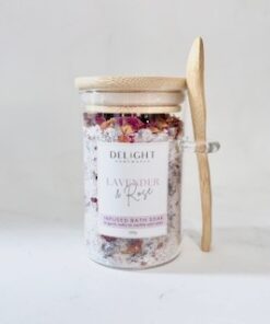 Lavender & Rose Infused Bath Soak 250g